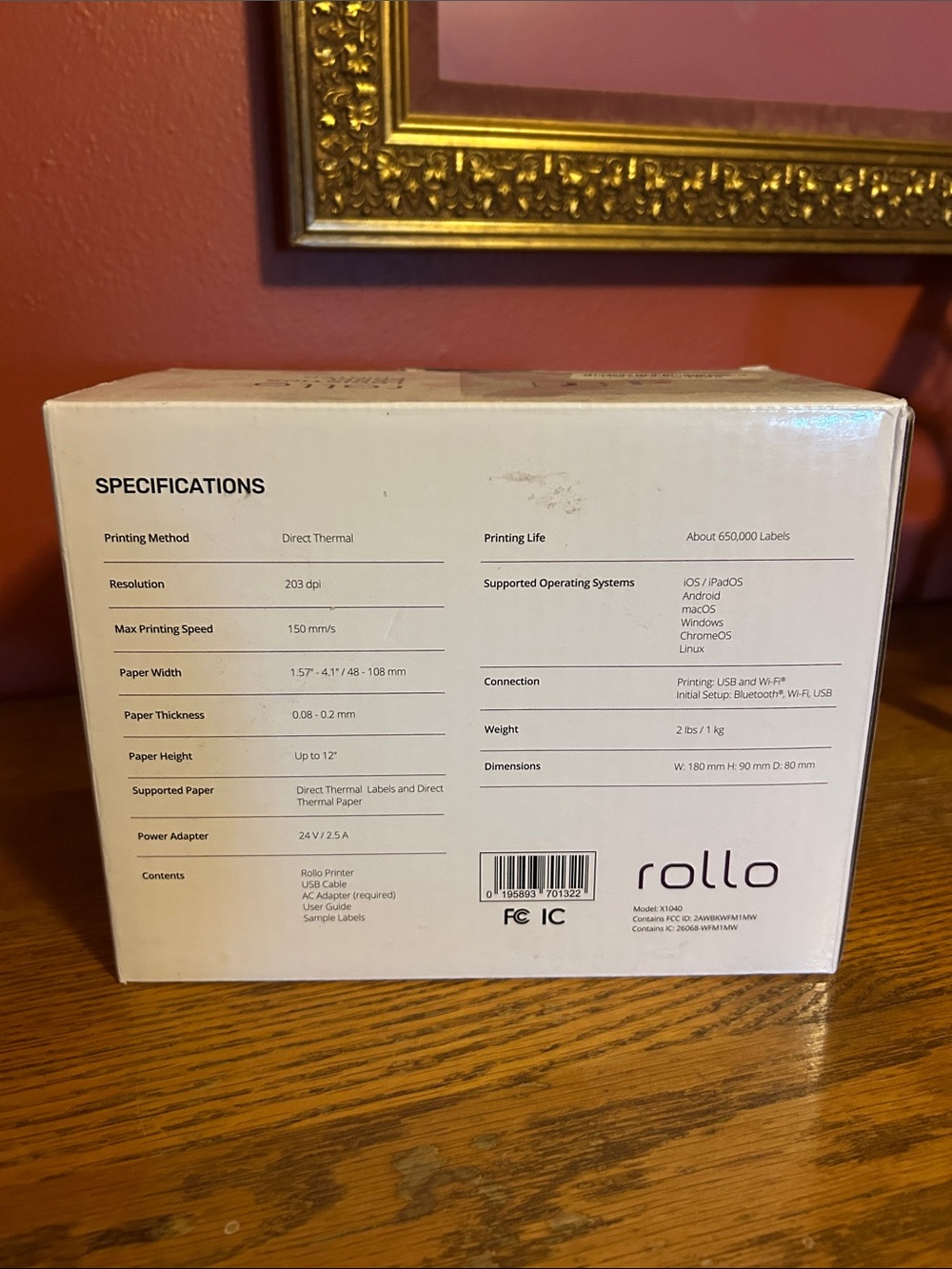 NIB Rollo Thermal Label Printer - Picture 3 of 7